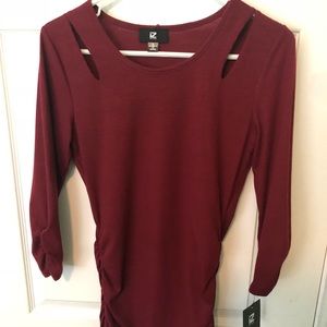 long sleeve red shirt with tags